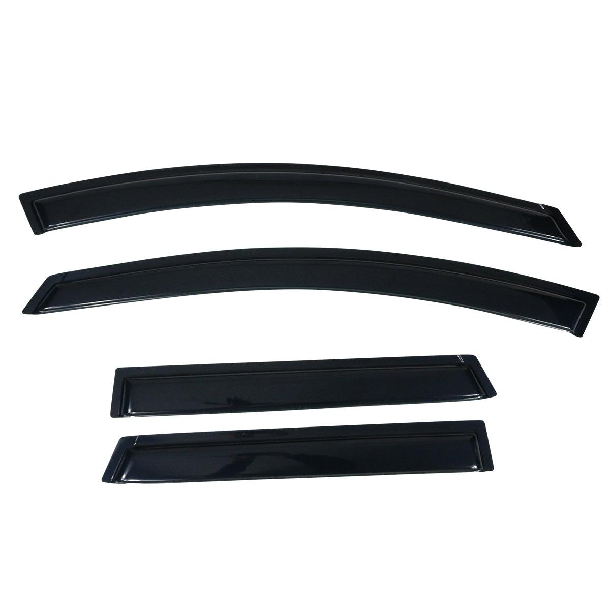 2009-2014 Nissan Murano Slim Style Smoke Tinted Window Visors Acrylic