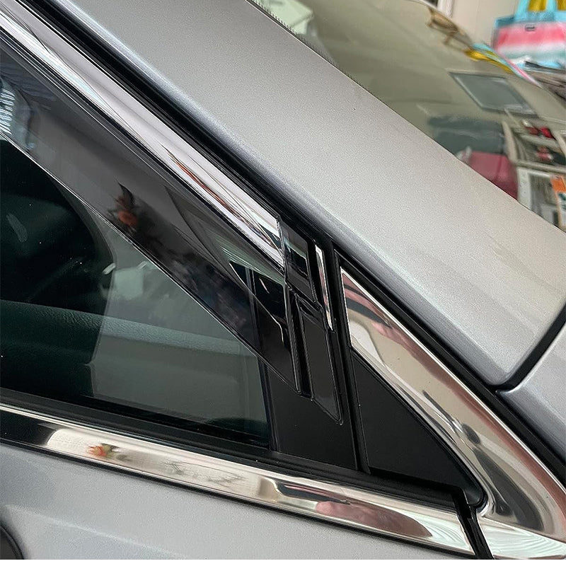2015-2019 Subaru Outback Polycarbonate Window Visor W/ Chrome Trim 4PC
