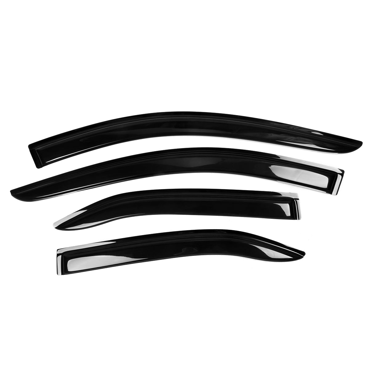 2007-2011 Toyota Camry Acrylic 4PC Window Visors Tape On Rain Guard