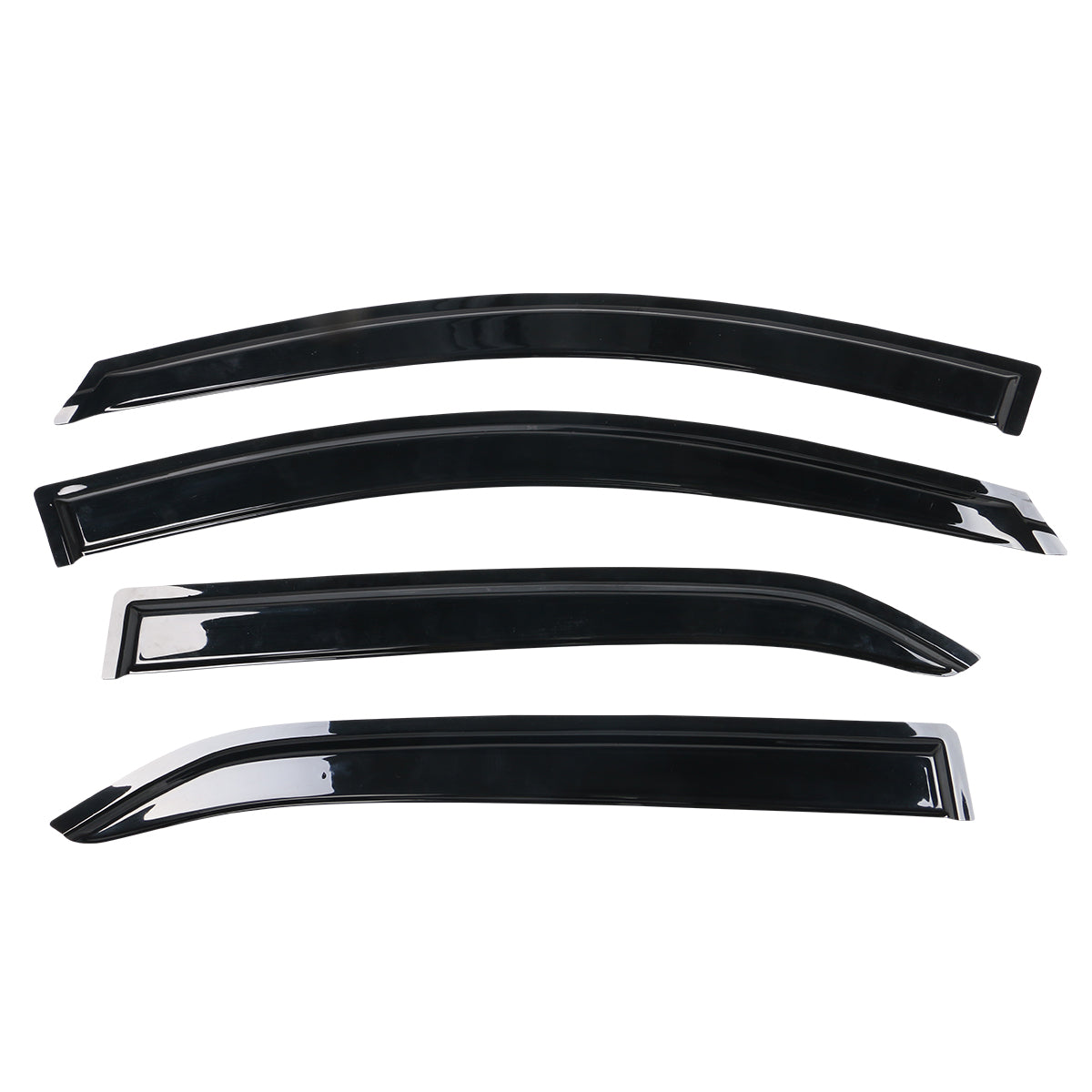 2020-2025 Toyota Corolla Sedan Window Visors Tape On Rain Guard 4PC