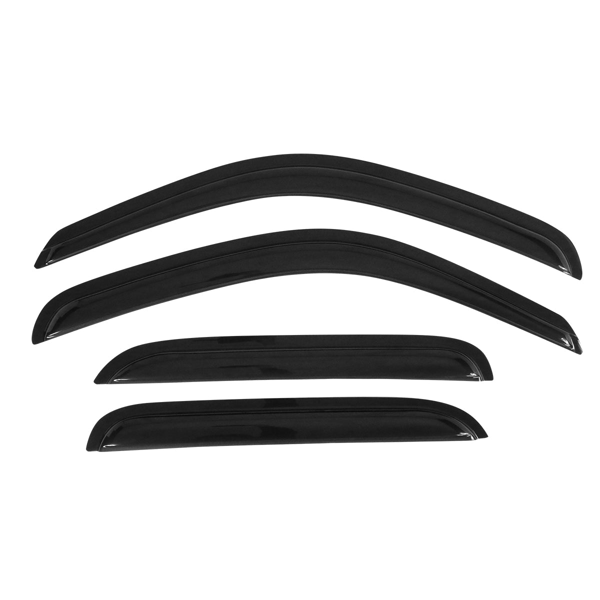 2001-2004 Toyota Tacoma Slim Style Smoke Visor Window Guard Acrylic