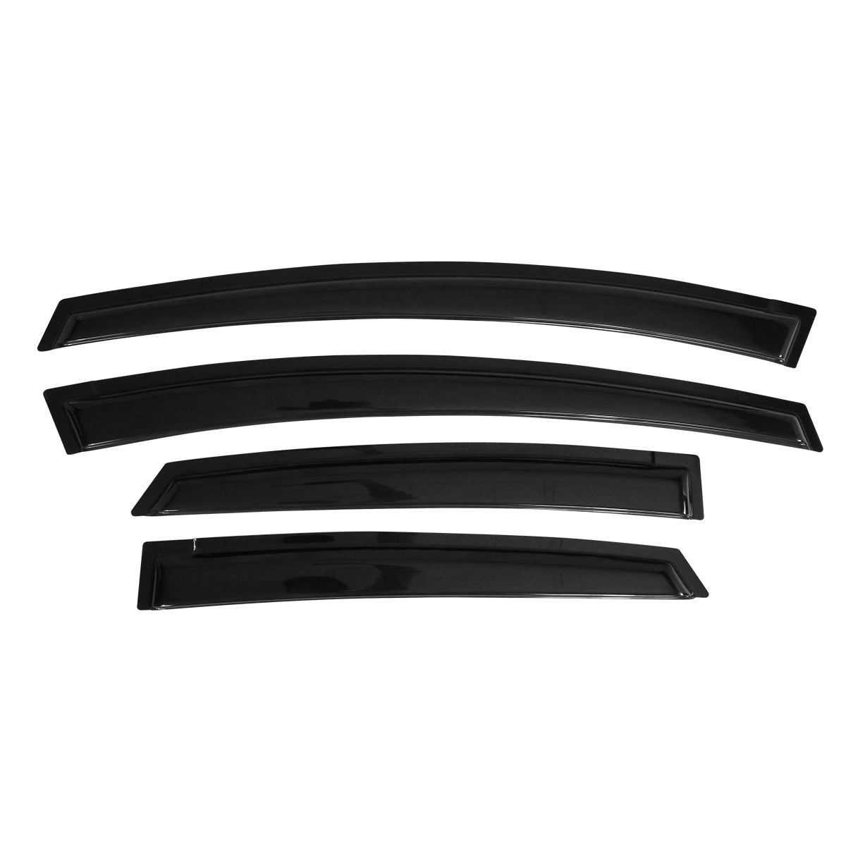 2010-2015 Toyota Prius XW30 4Pc Set Window Visors Acrylic