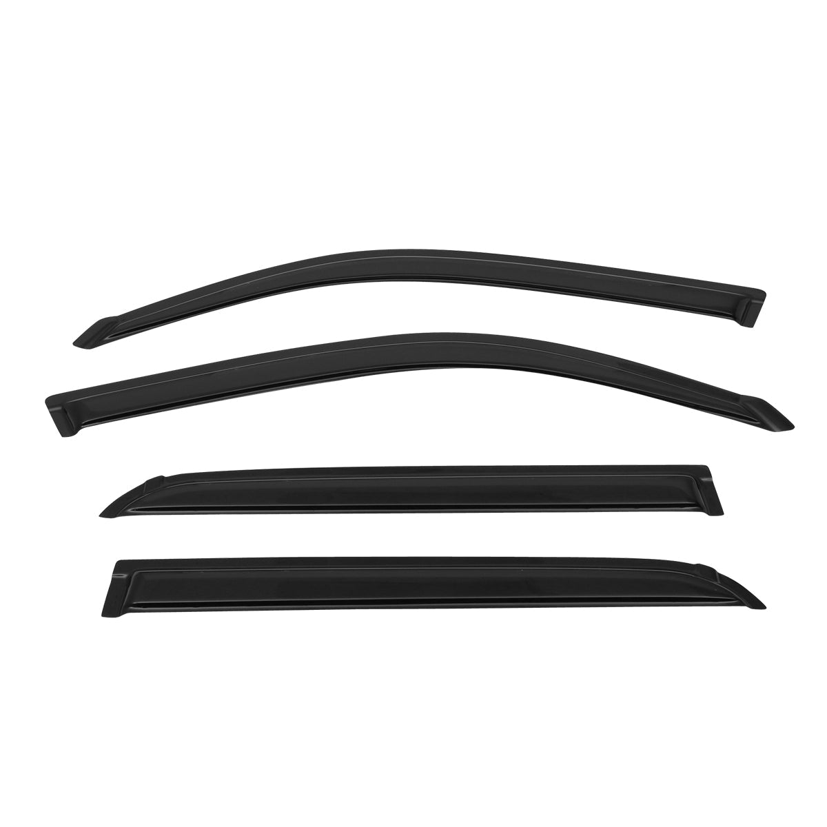2001-2007 Toyota Sequoia Tape on Visor Windows Rain Guard Acrylic 4PC
