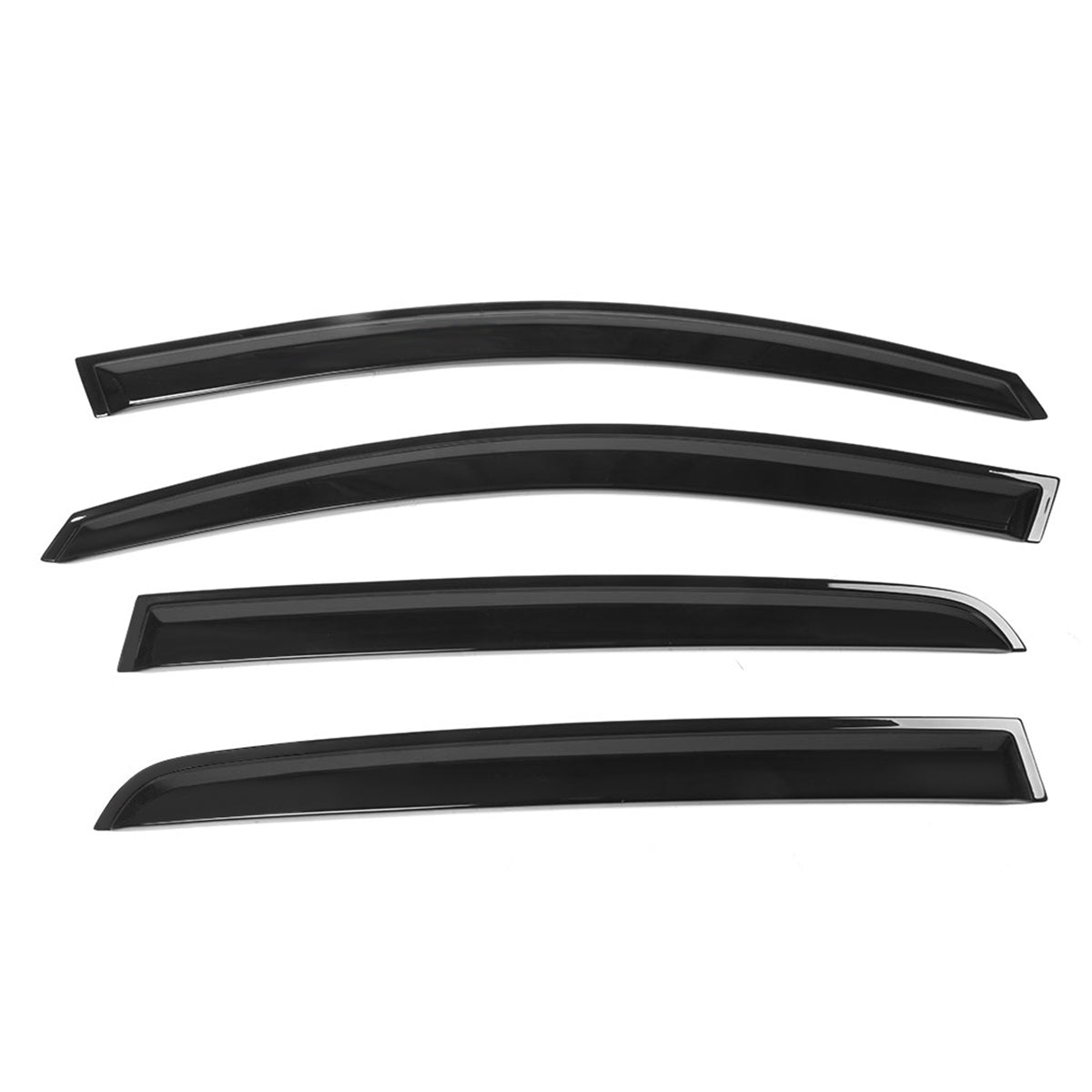 2010-2014 Volkswagen Golf OEM Style Smoke Tinted Window Visors Acrylic