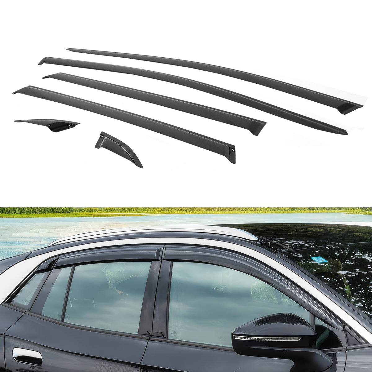 2021-2025 Volkswagen ID.4 Window Visors Acrylic