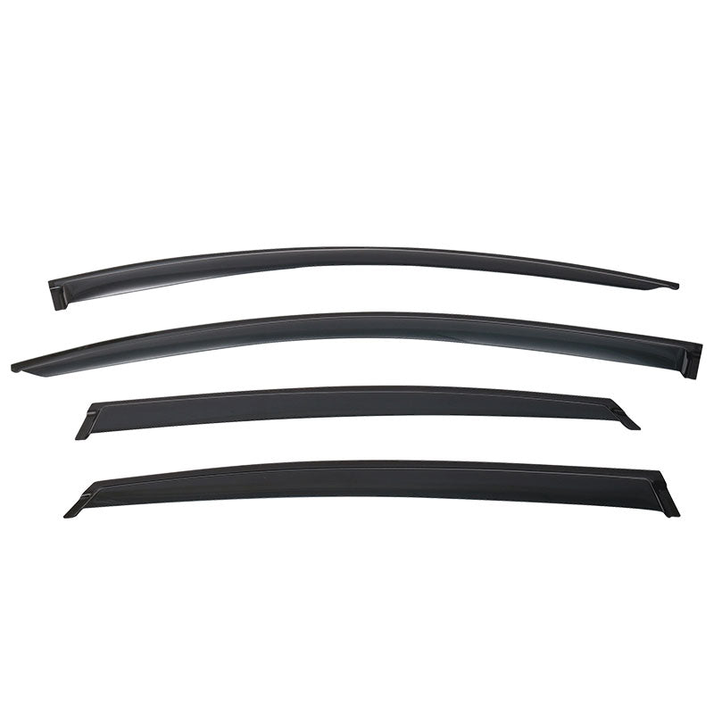 2013-2018 Nissan Altima Slim Style Dark Smoke Window Visors Acrylic