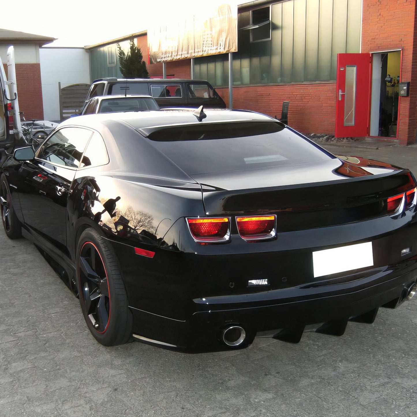 2010-2015 Chevy Camaro G Style Smoke Roof Spoiler Window Vent Acrylic