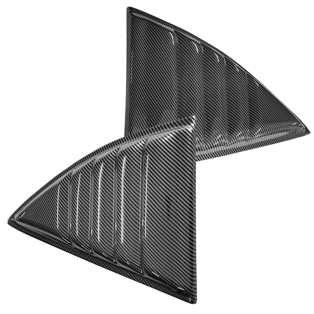 2010-2015 Chevy Camaro XE V2 Style Side Window Louver Shade Cover PP