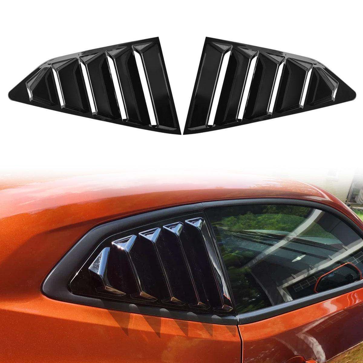 2016-2024 Chevy Camaro Quarter Rear Side Window Louvers