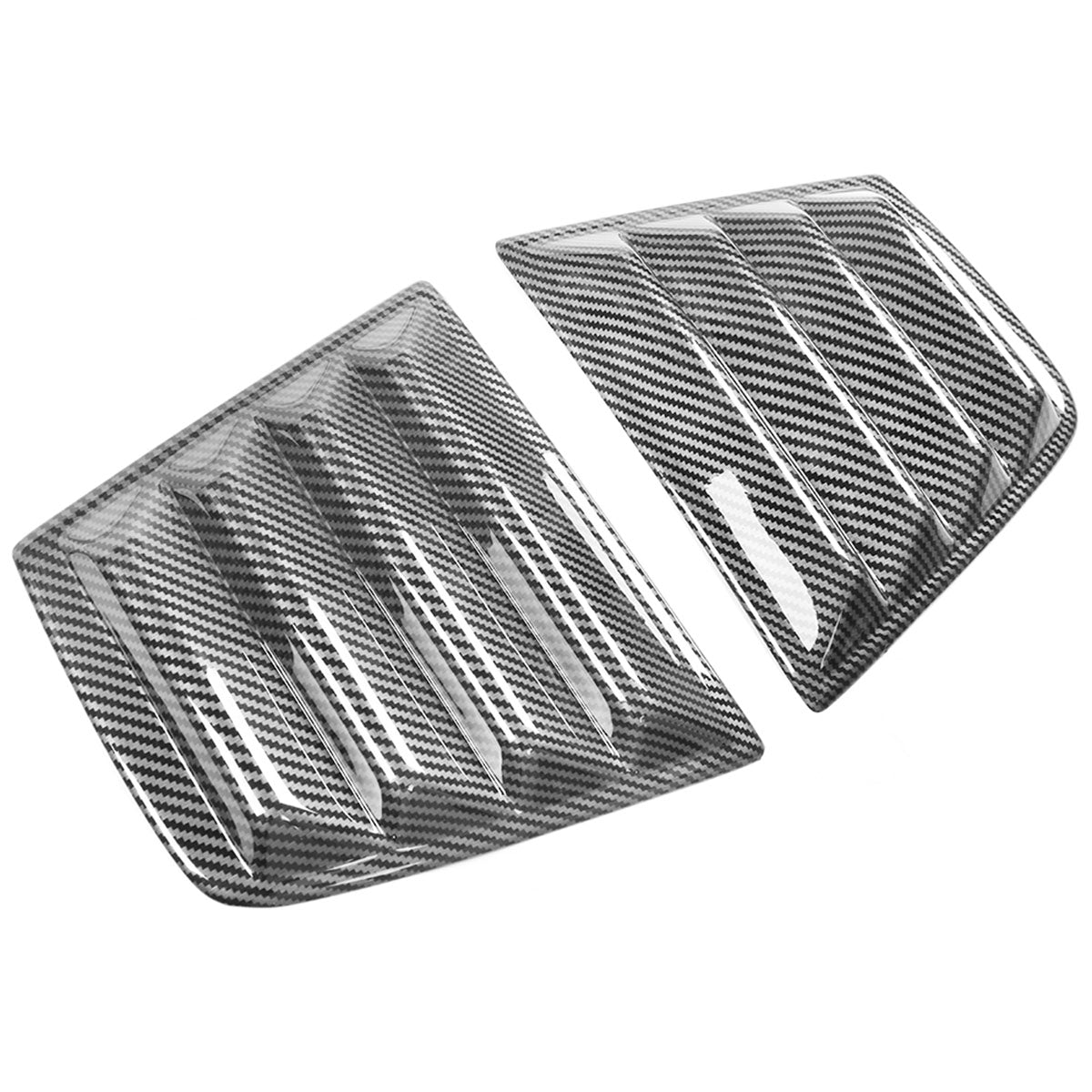 2011-2023 Dodge Charger V2 Style Window Louver Windshield Gloss Black