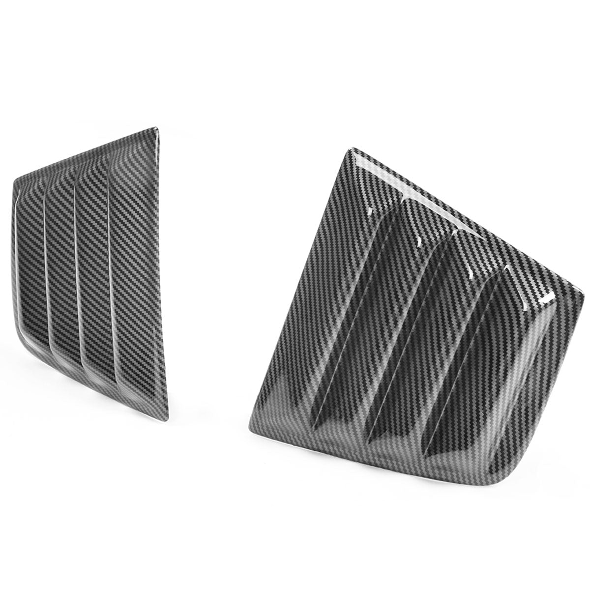 2011-2023 Dodge Charger V2 Style Window Louver Windshield Gloss Black