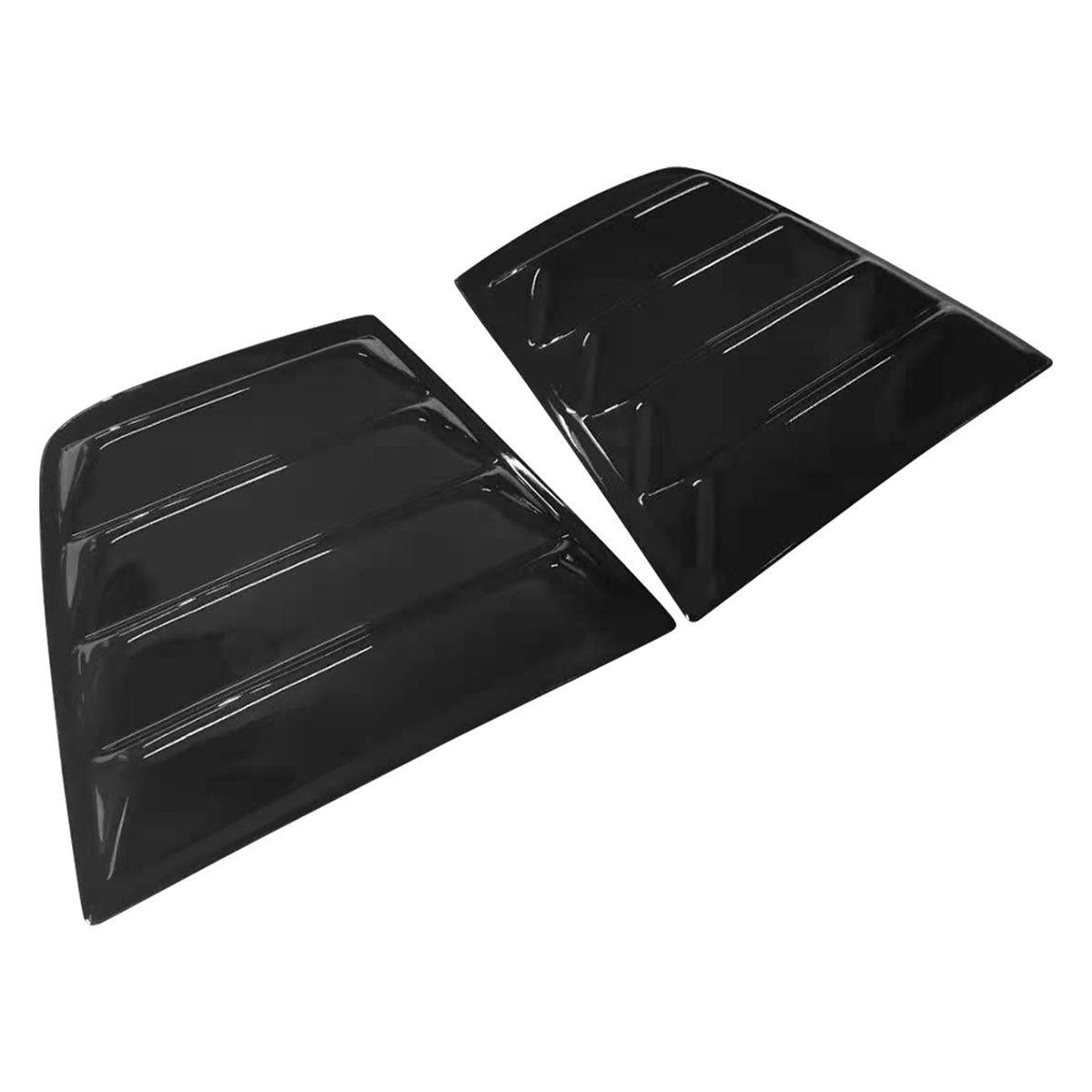 2011-2023 Dodge Charger V2 Style Window Louver Windshield Gloss Black