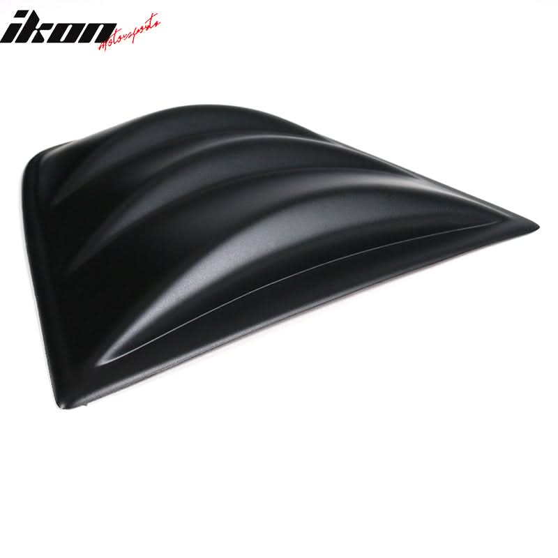 2011-2023 Dodge Charger V3 Style Matte Black PP Window Louver Scoops