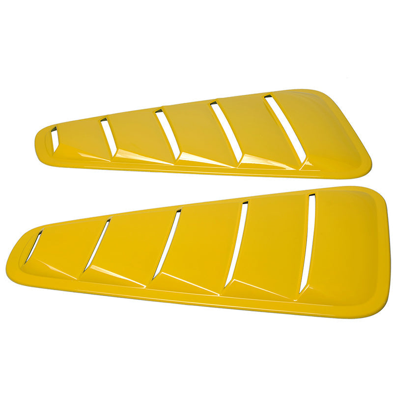 2005-2009 Ford Mustang V6 Side Quarter Window Louvers Windshield Cover