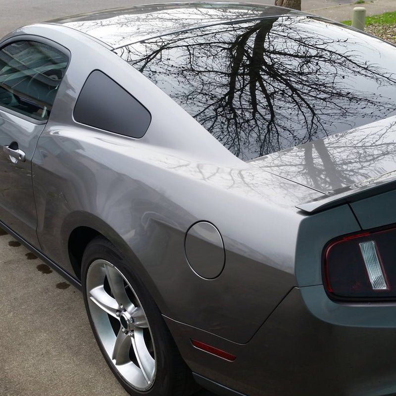 2010-2014 Ford Mustang GT350 Style Rear Window Louver Covers Guard ABS