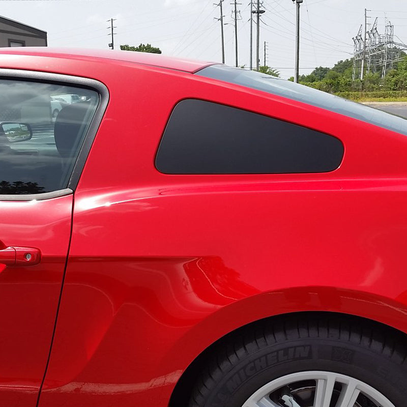 2010-2014 Ford Mustang GT350 Style Rear Window Louver Covers Guard ABS
