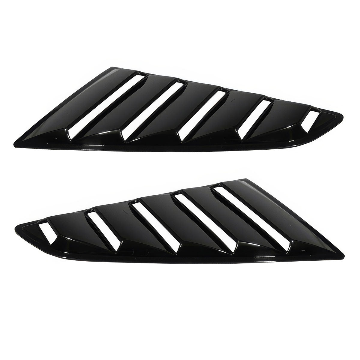 2015-2023 Ford Mustang Side Window Louvers Sun Shade Cover Windshield