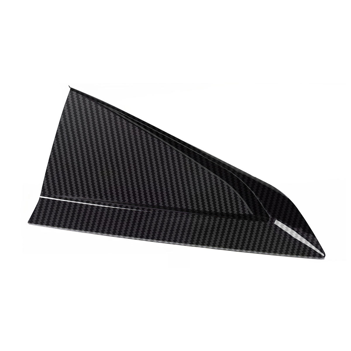 2024-2025 Ford Mustang V 2DR Carbon Fiber Print Side Window Louver ABS