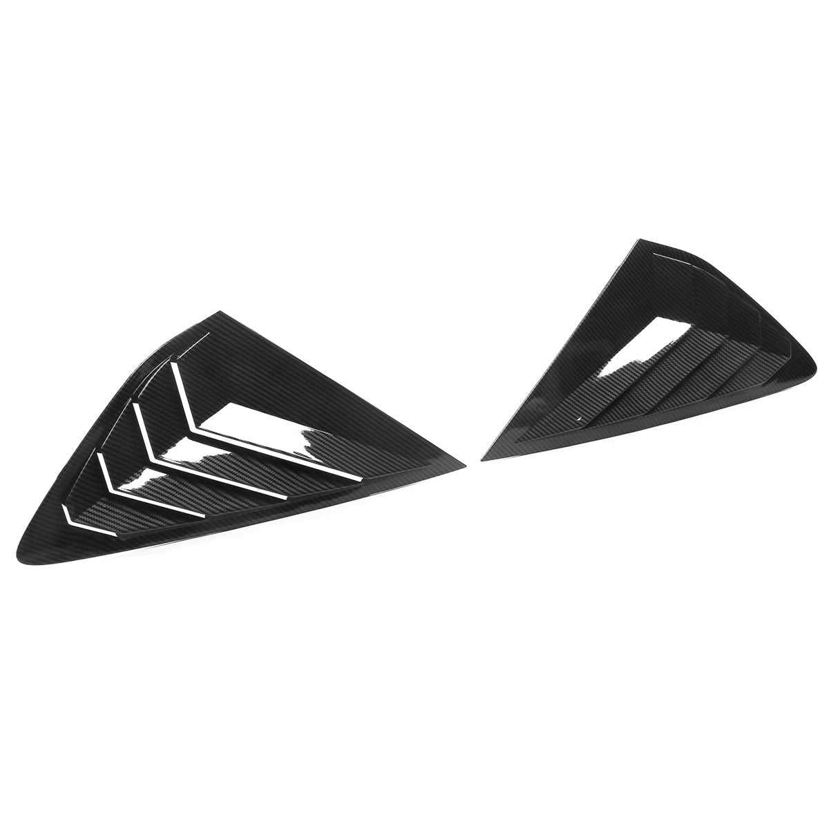 2023-2025 Honda Accord IKON Black Rear Quarter Window Louver ABS