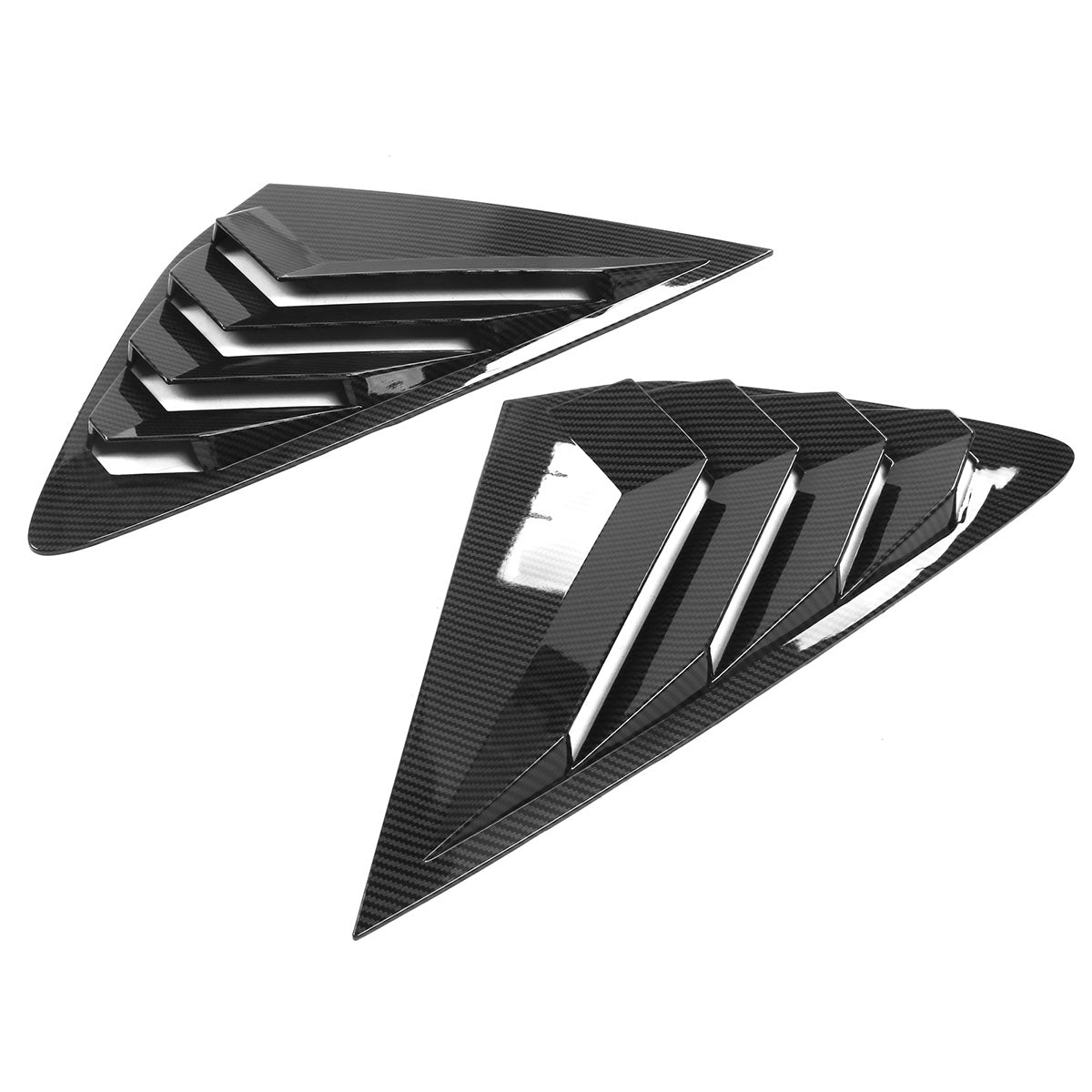 2023-2025 Honda Accord IKON Black Rear Quarter Window Louver ABS