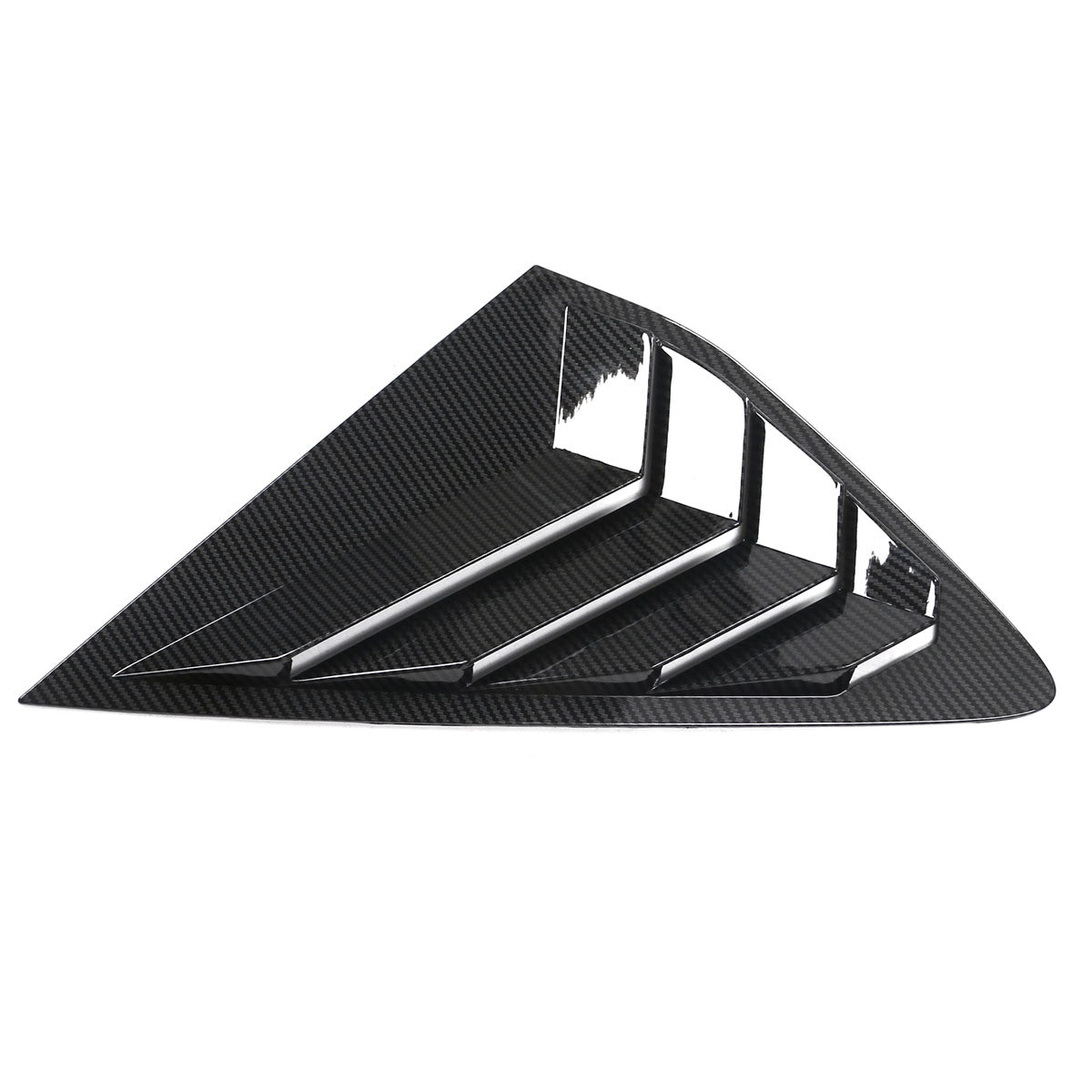 2023-2025 Honda Accord IKON Black Rear Quarter Window Louver ABS