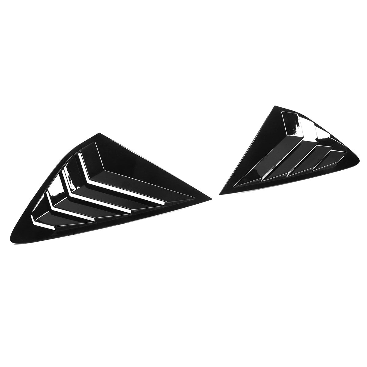 2023-2025 Honda Accord IKON Black Rear Quarter Window Louver ABS