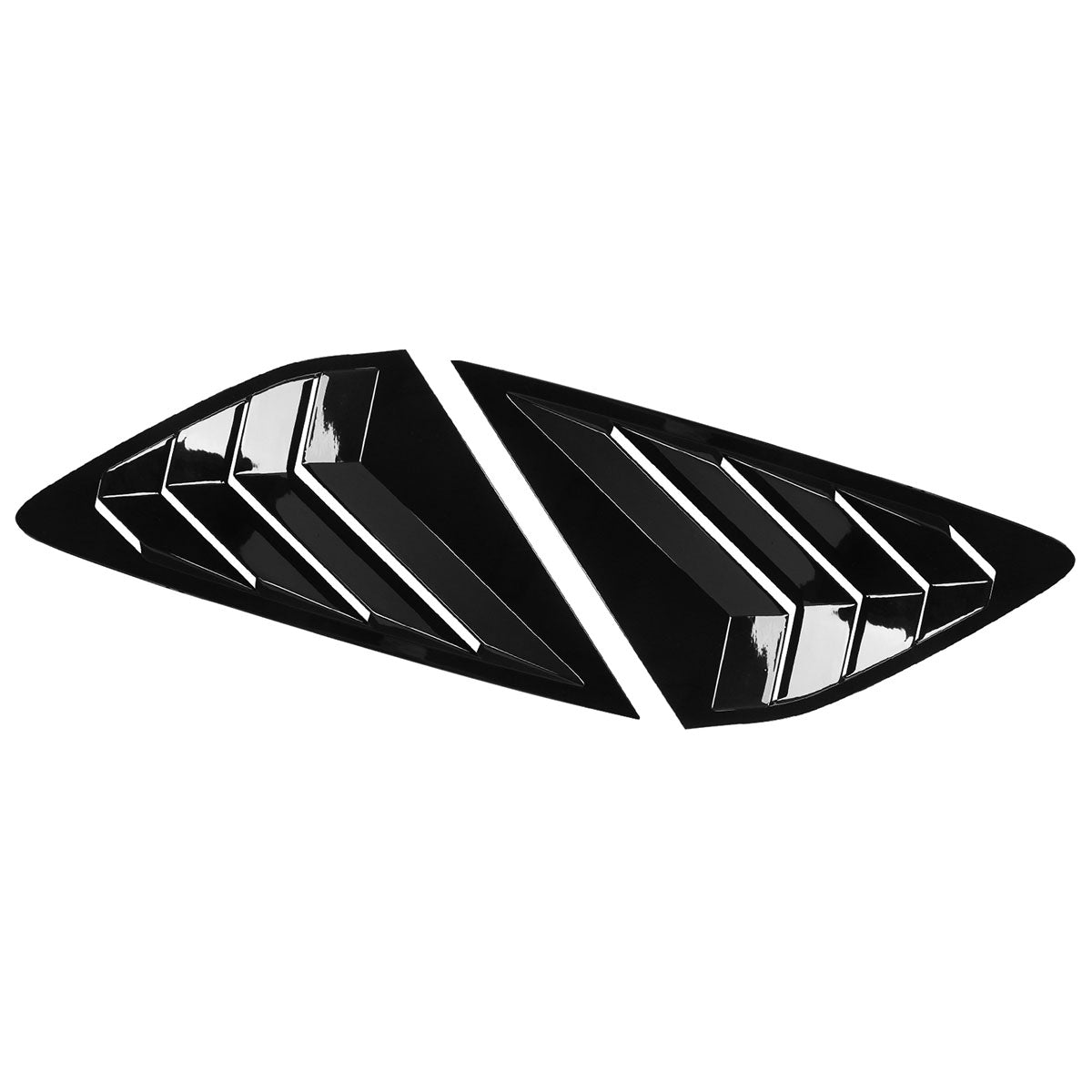 2023-2025 Honda Accord IKON Black Rear Quarter Window Louver ABS