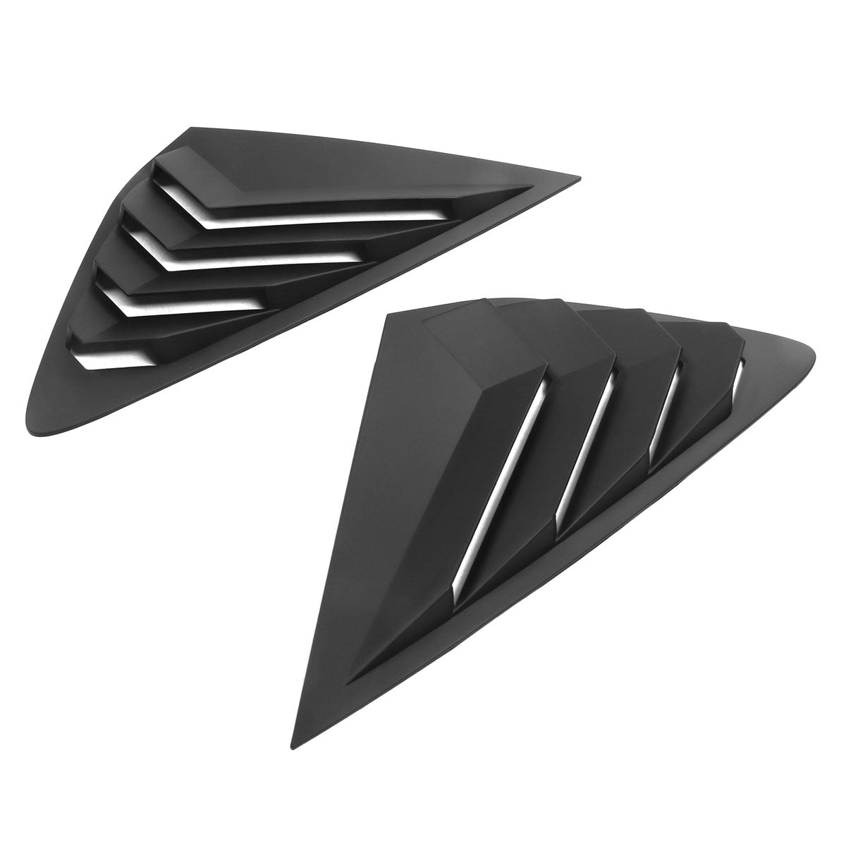 2023-2025 Honda Accord IKON Black Rear Quarter Window Louver ABS