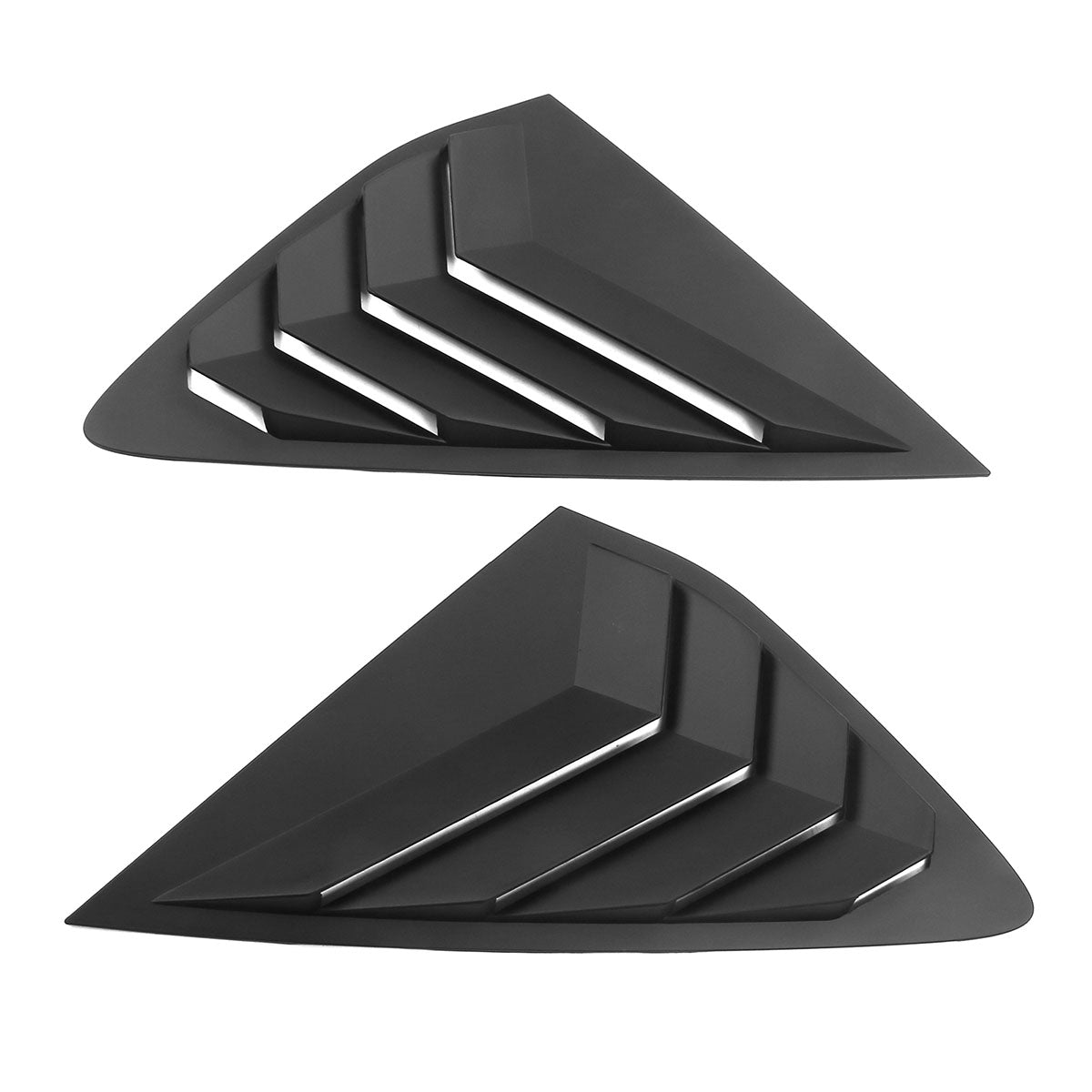 2023-2025 Honda Accord IKON Black Rear Quarter Window Louver ABS