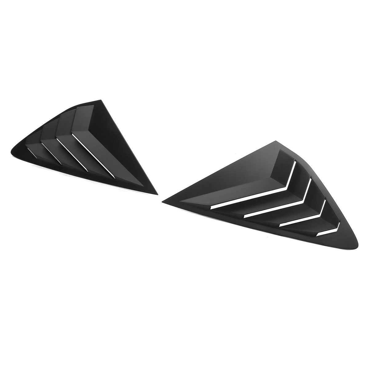 2023-2025 Honda Accord IKON Black Rear Quarter Window Louver ABS