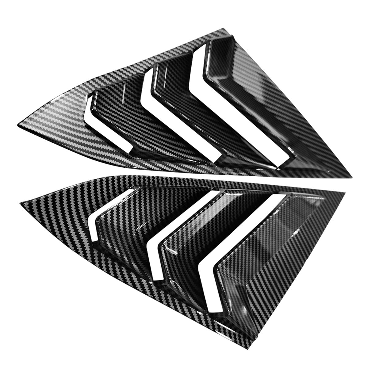 2016-2021 Honda Civic Sedan Carbon Fiber Print Side Window Louver