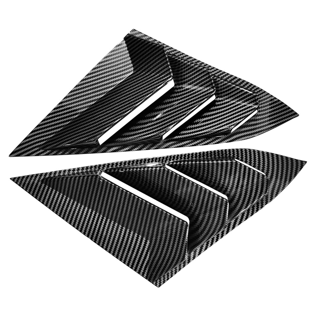 2016-2021 Honda Civic Sedan Carbon Fiber Print Side Window Louver