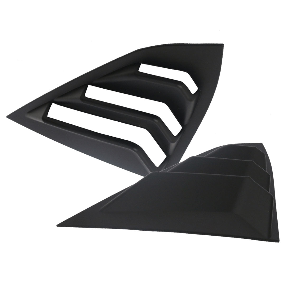 2016-2021 Honda Civic Sedan Unpainted Side Quarter Window Louvers ABS