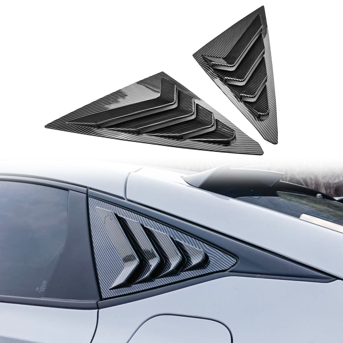 2020-2023 Honda Civic Hatchback 2PCS Side Window Louvers