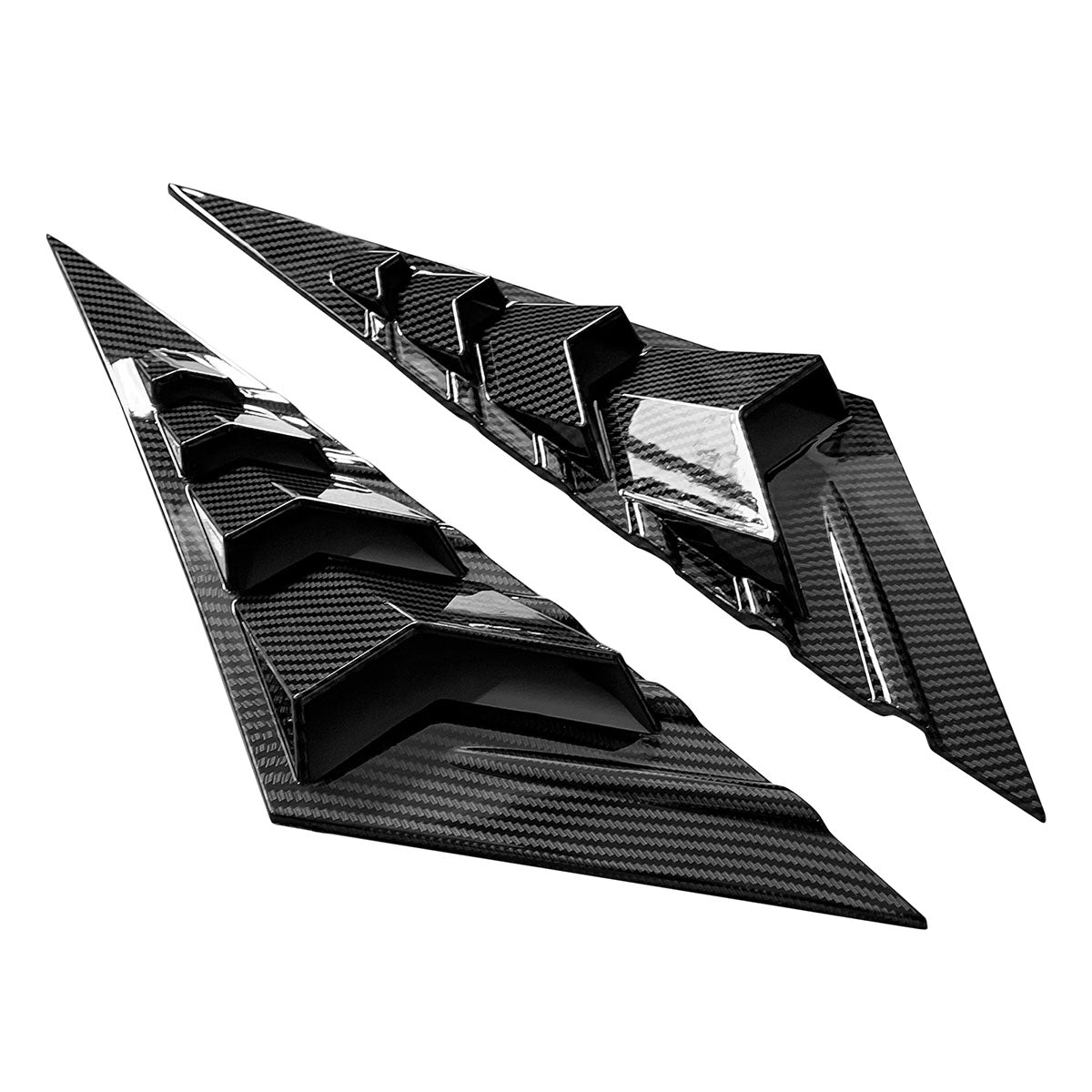2021-2023 Hyundai Elantra 4DR 2PC Rear Side Vent Window Louver ABS