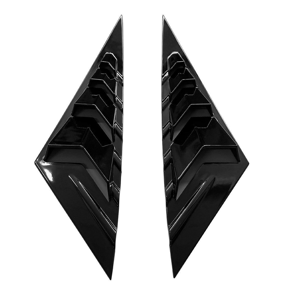 2021-2023 Hyundai Elantra 4DR 2PC Rear Side Vent Window Louver ABS