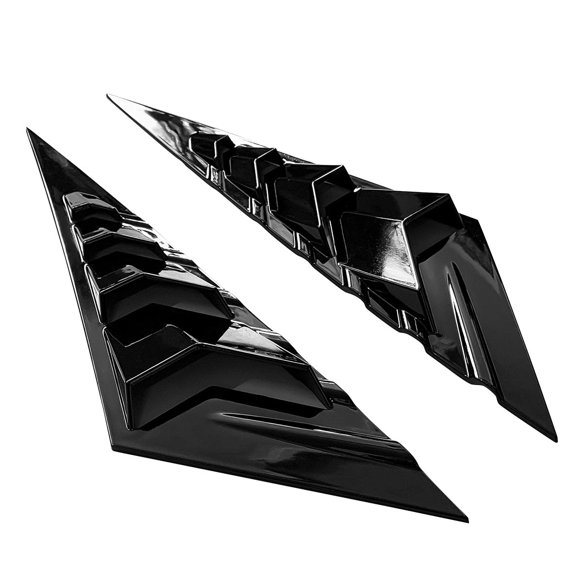 2021-2023 Hyundai Elantra 4DR 2PC Rear Side Vent Window Louver ABS