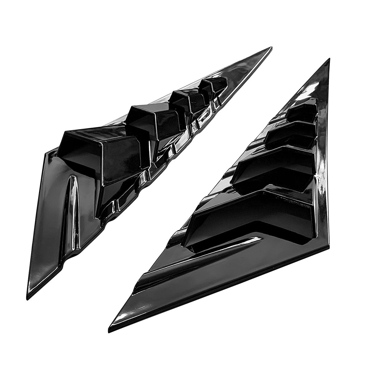 2021-2023 Hyundai Elantra 4DR 2PC Rear Side Vent Window Louver ABS