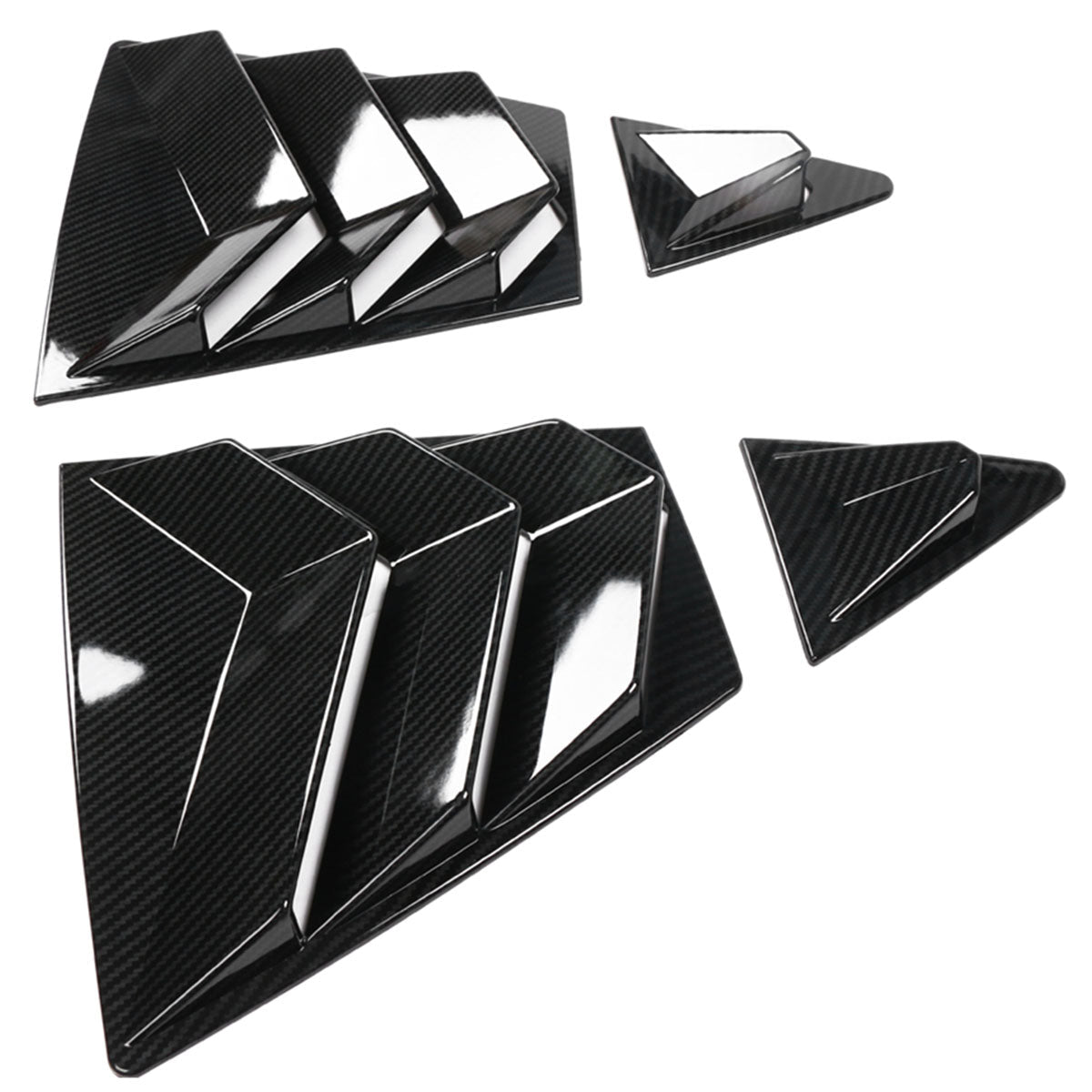 2020-2022 Toyota Corolla IKON Style Side Window Louver Visor Guard ABS
