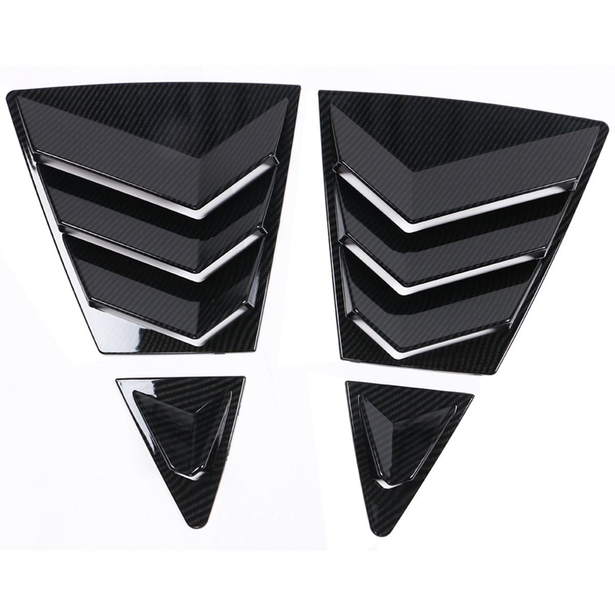 2020-2022 Toyota Corolla IKON Style Side Window Louver Visor Guard ABS