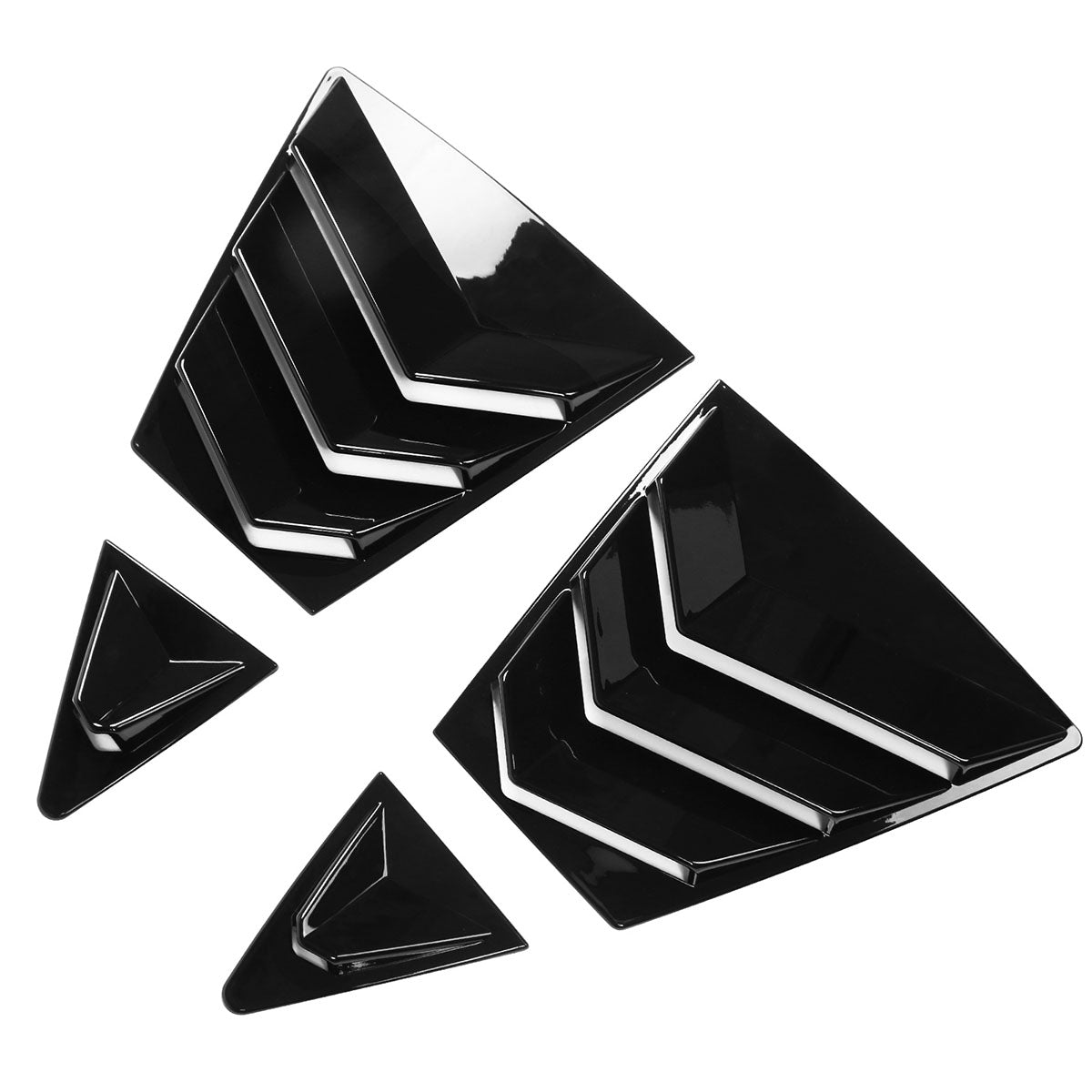 2020-2022 Toyota Corolla IKON Style Side Window Louver Visor Guard ABS