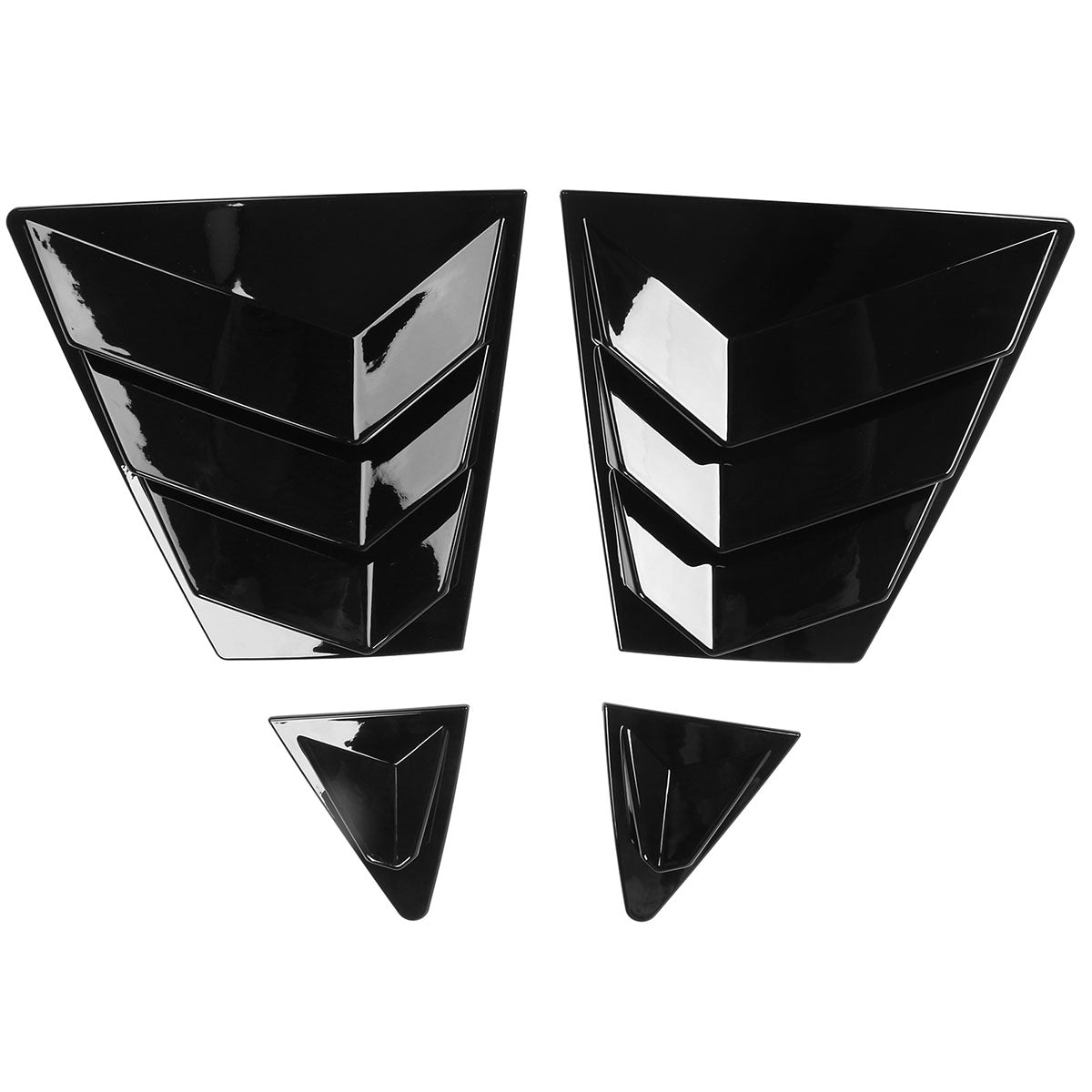 2020-2022 Toyota Corolla IKON Style Side Window Louver Visor Guard ABS