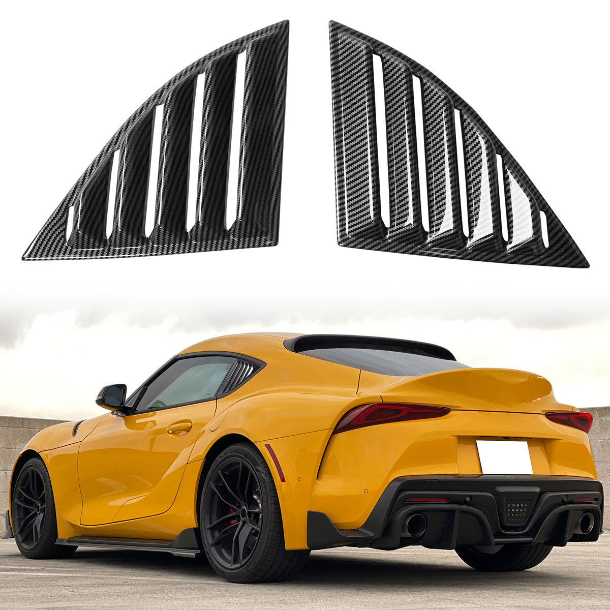 2020-2025 Toyota GR Supra A90 IKON Side Window Louver PP