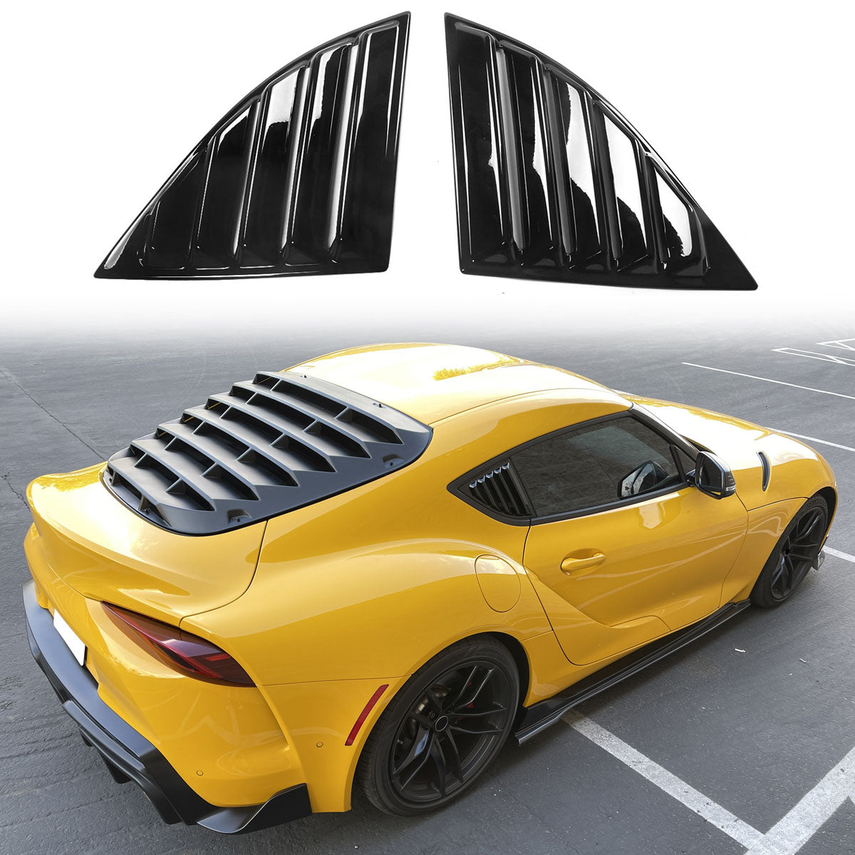 2020-2025 Toyota GR Supra A90 IKON Side Window Louver PP