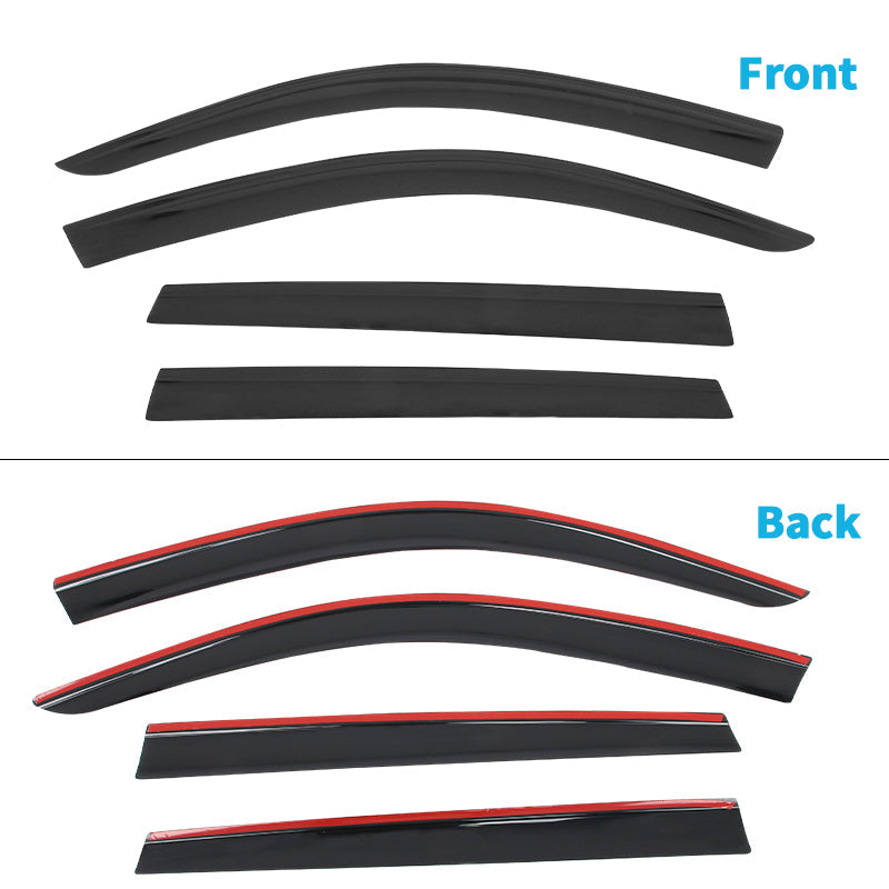 2019-2025 BMW G05 X5 Low Profile Style Tape on Window Visors Guards