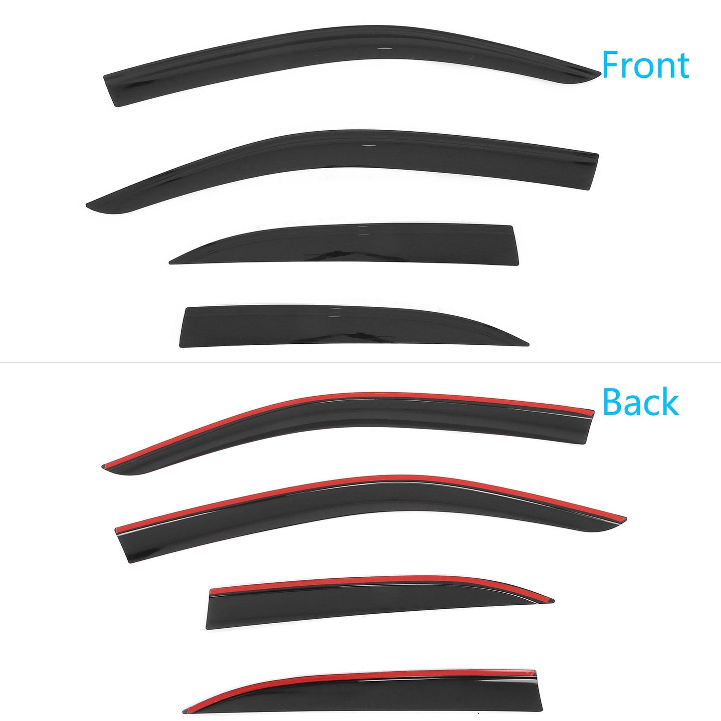 2019-2025 Lexus UX-Series Low Profile Style Tape on Window Visors