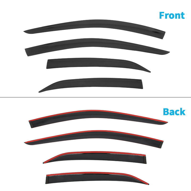 2018-2024 Toyota Camry Low Profile Style Tape on Window Visors Guards