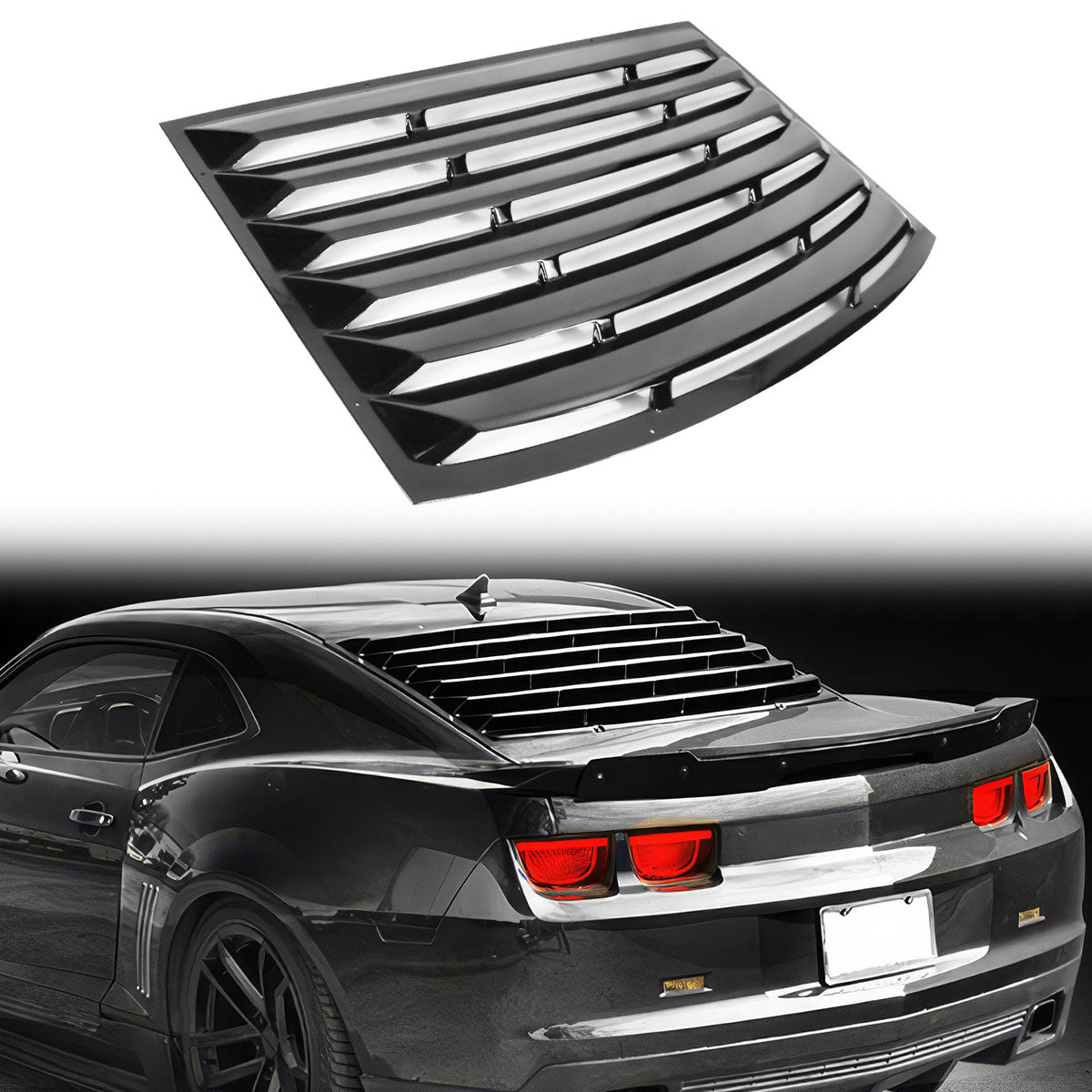 2010-2015 Chevy Camaro Rear Window Louver ABS