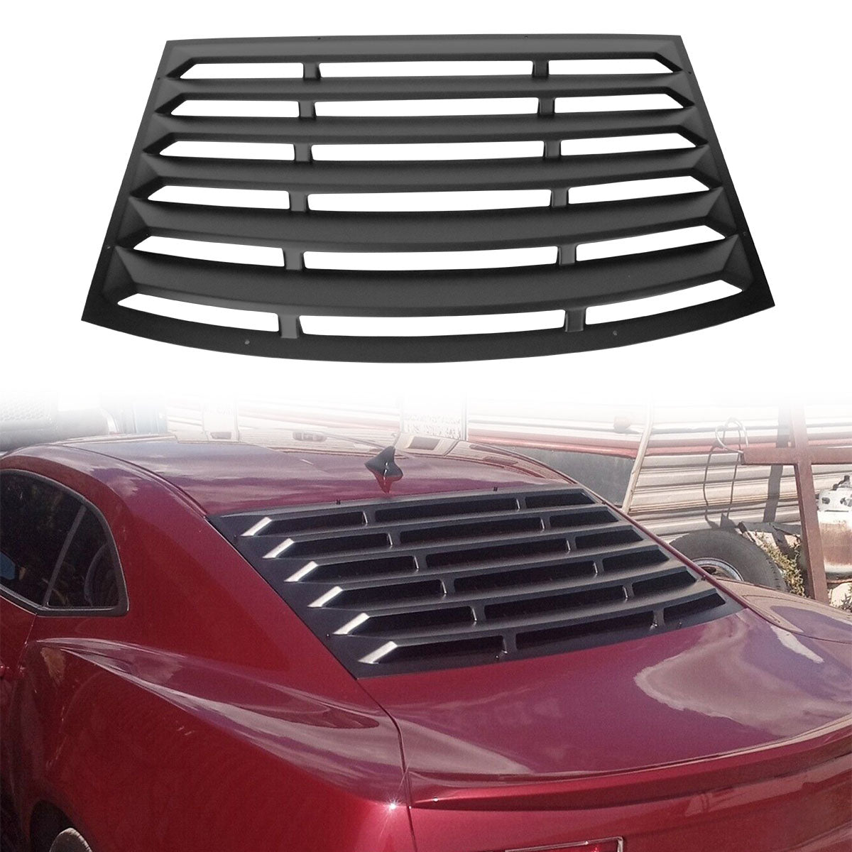 2010-2015 Chevy Camaro Rear Window Louver ABS