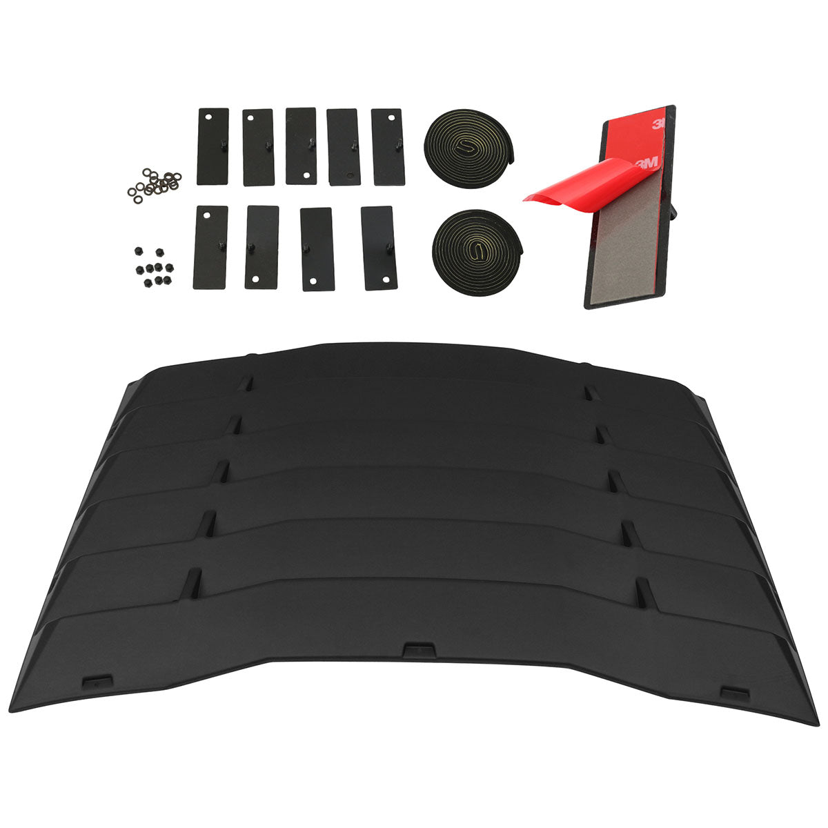 2016-2024 Chevy Camaro IKON Rear Window Louvers Cover Sun Shade ABS